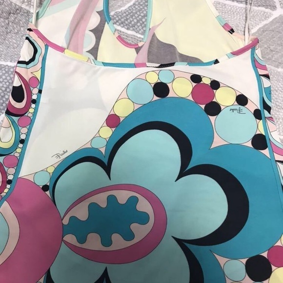 Emilio Pucci halter neck tank top - size 6 - Picture 5 of 5